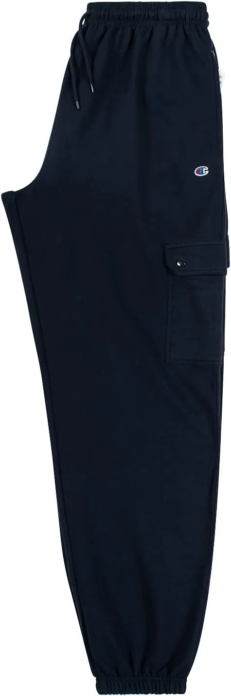Champion Cargo Sweatpants for Men Big and Tall  Fleece Jogger Sweatpants