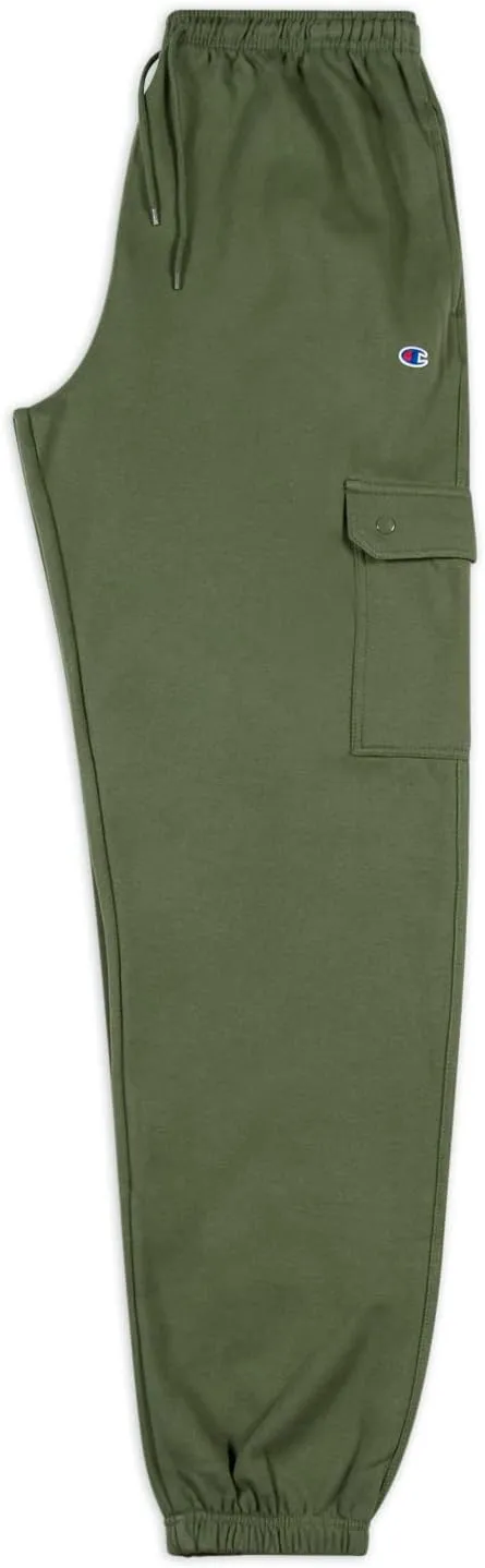 Champion Cargo Sweatpants for Men Big and Tall  Fleece Jogger Sweatpants
