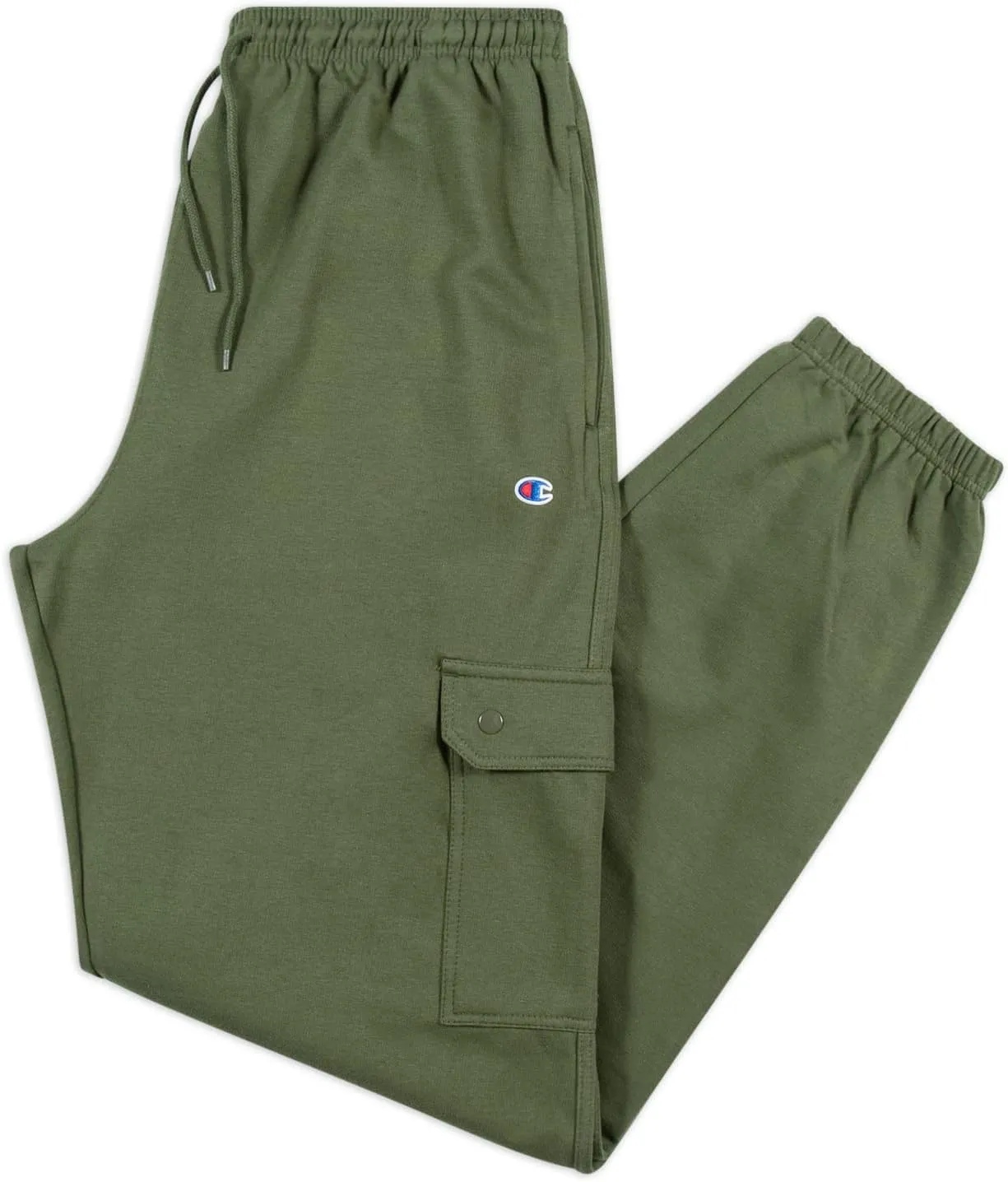 Champion Cargo Sweatpants for Men Big and Tall  Fleece Jogger Sweatpants
