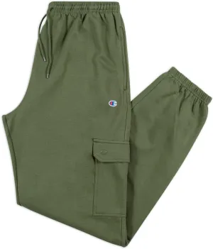 Champion Cargo Sweatpants for Men Big and Tall  Fleece Jogger Sweatpants