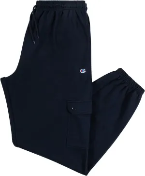 Champion Cargo Sweatpants for Men Big and Tall  Fleece Jogger Sweatpants