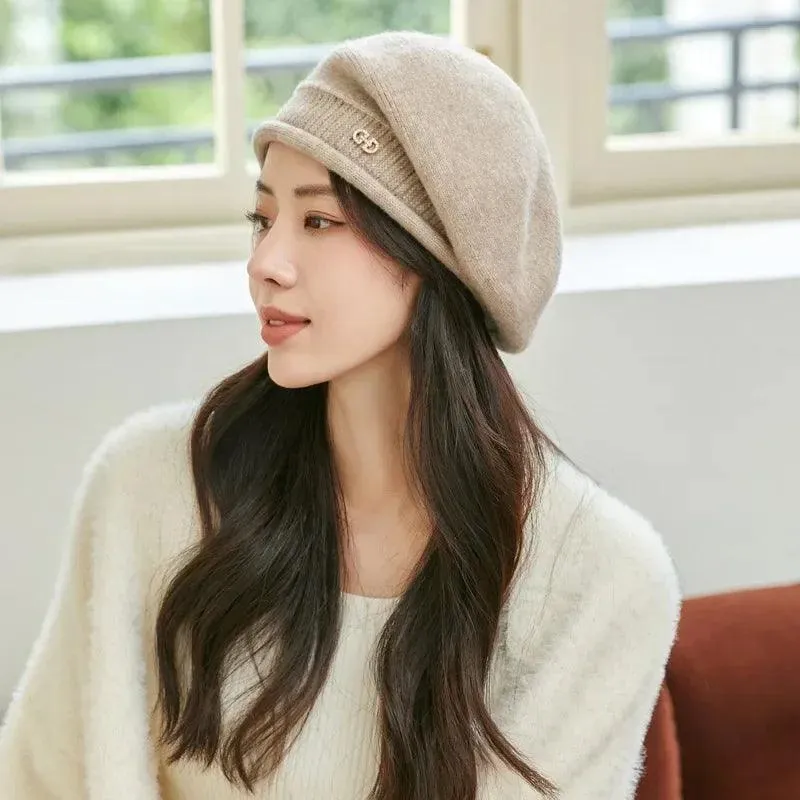 Chic Wool Berets for Women - Trendy Winter Fashion Accessory