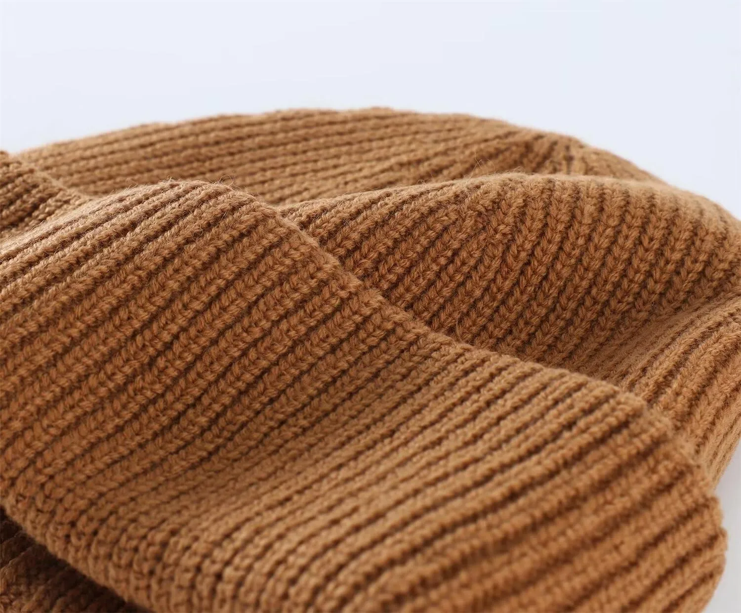 Connectyle Short Fisherman Beanie Hats for Men Women Acrylic Winter Warm Hat Knit Cuffed Beanies Watch Cap