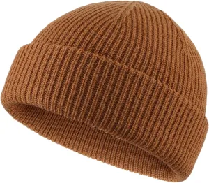 Connectyle Short Fisherman Beanie Hats for Men Women Acrylic Winter Warm Hat Knit Cuffed Beanies Watch Cap
