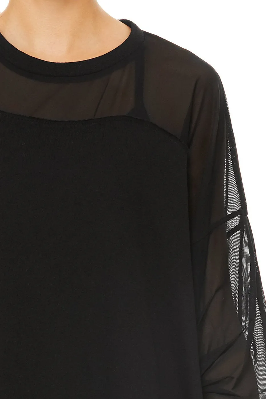 Contoured Pullover - Black