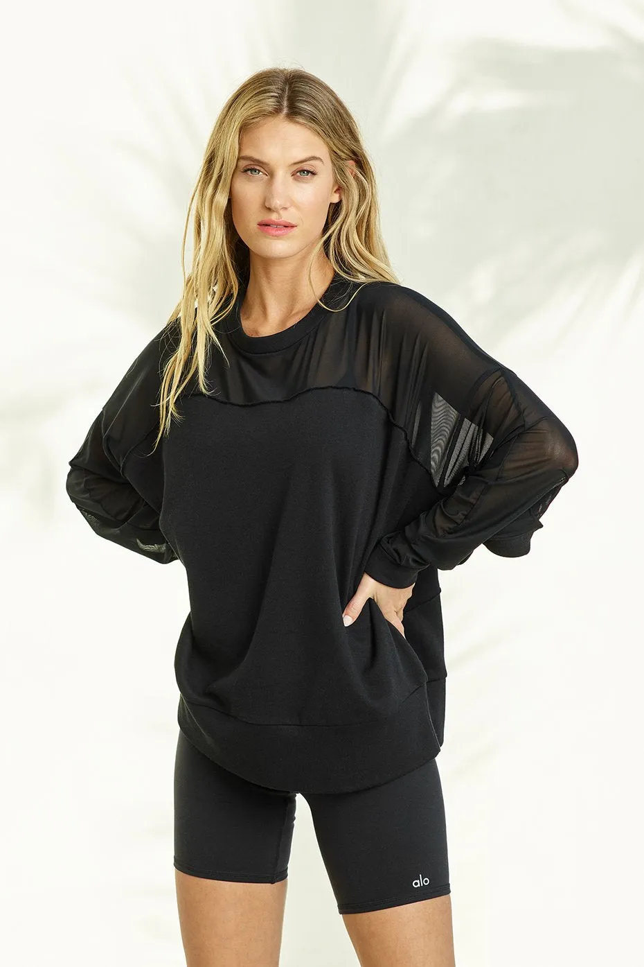 Contoured Pullover - Black