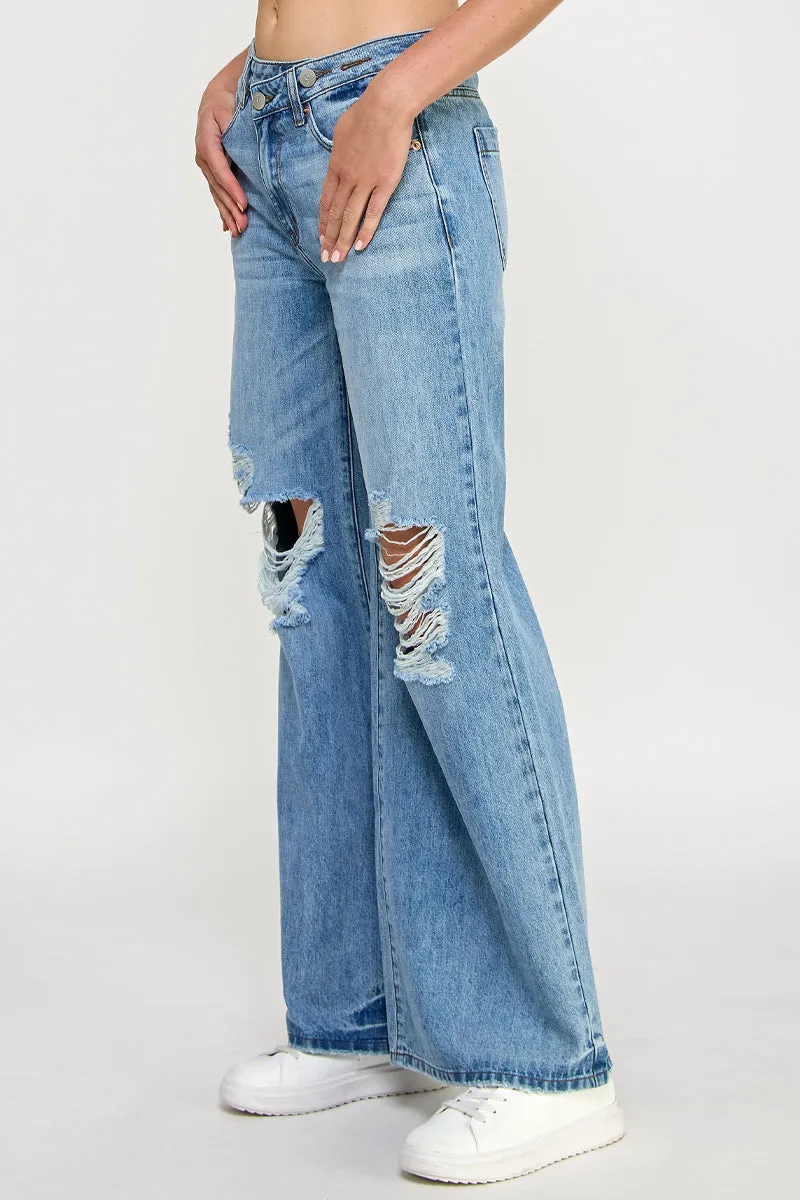 CROSSOVER RELAXED WIDE LEG