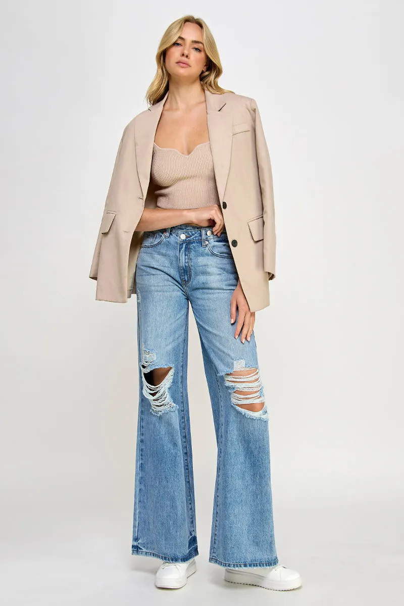 CROSSOVER RELAXED WIDE LEG
