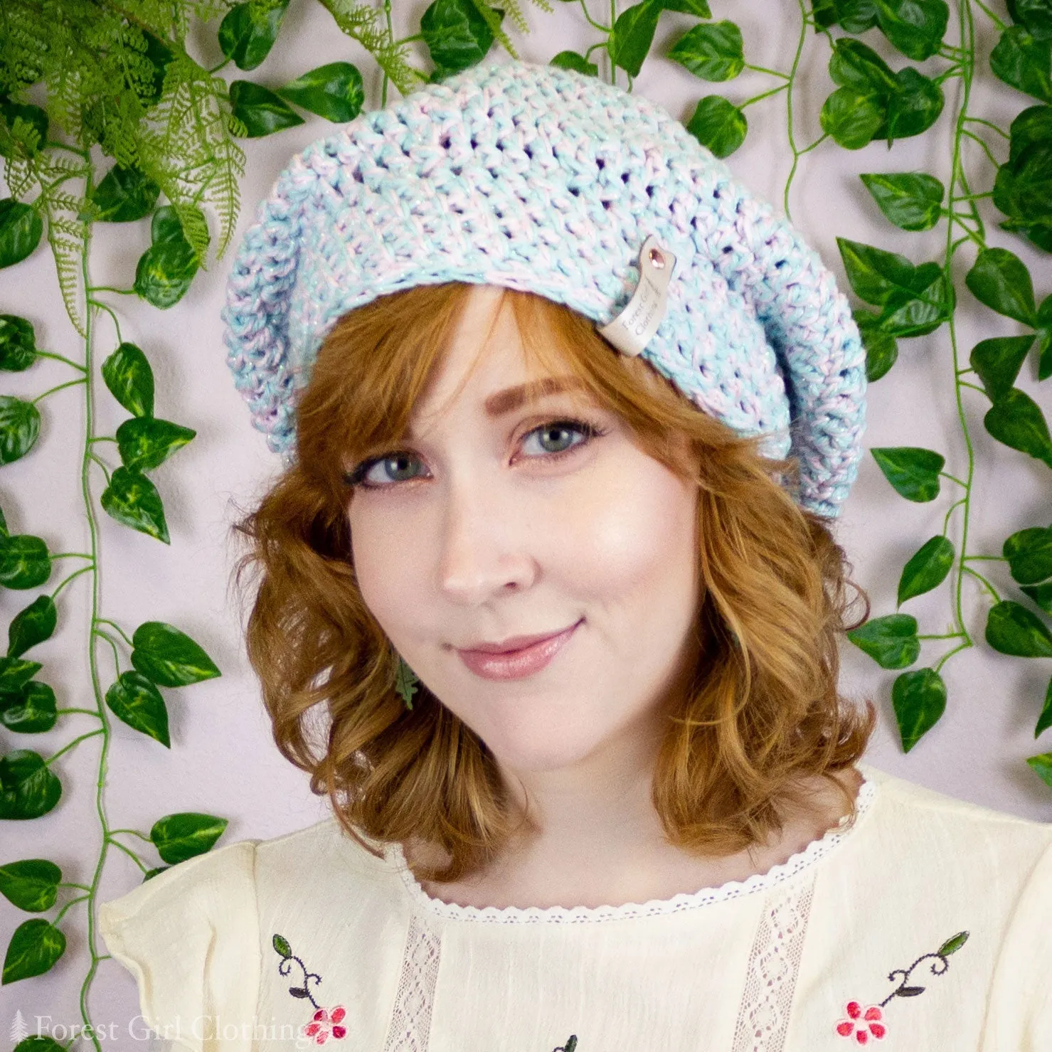 Double Yarn Crochet Beret (Various Colors)