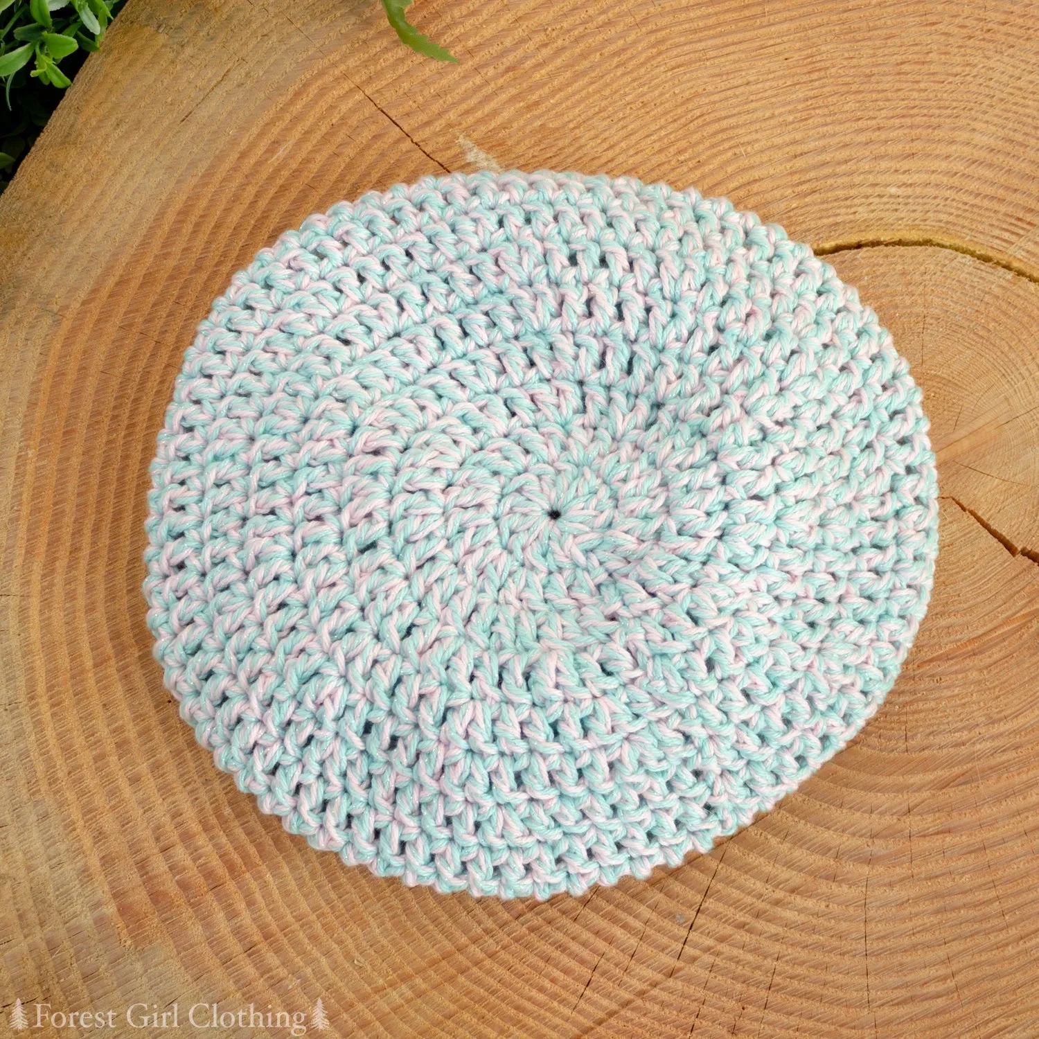 Double Yarn Crochet Beret (Various Colors)