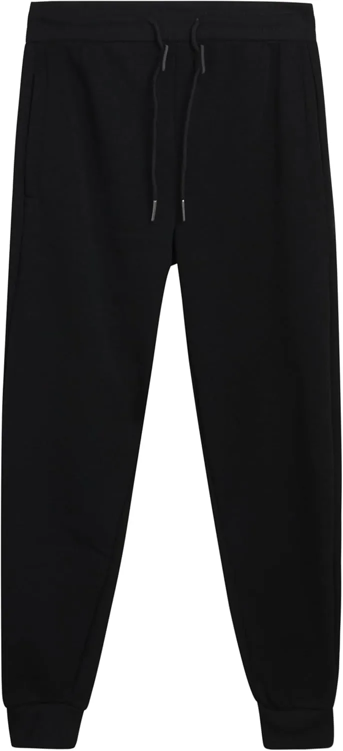 Galaxy by Harvic Boys' Sweatpants - Athletic Fleece Jogger Pants with Zipper Pockets - Size Up for Ideal Fit (Sizes: 8-20)