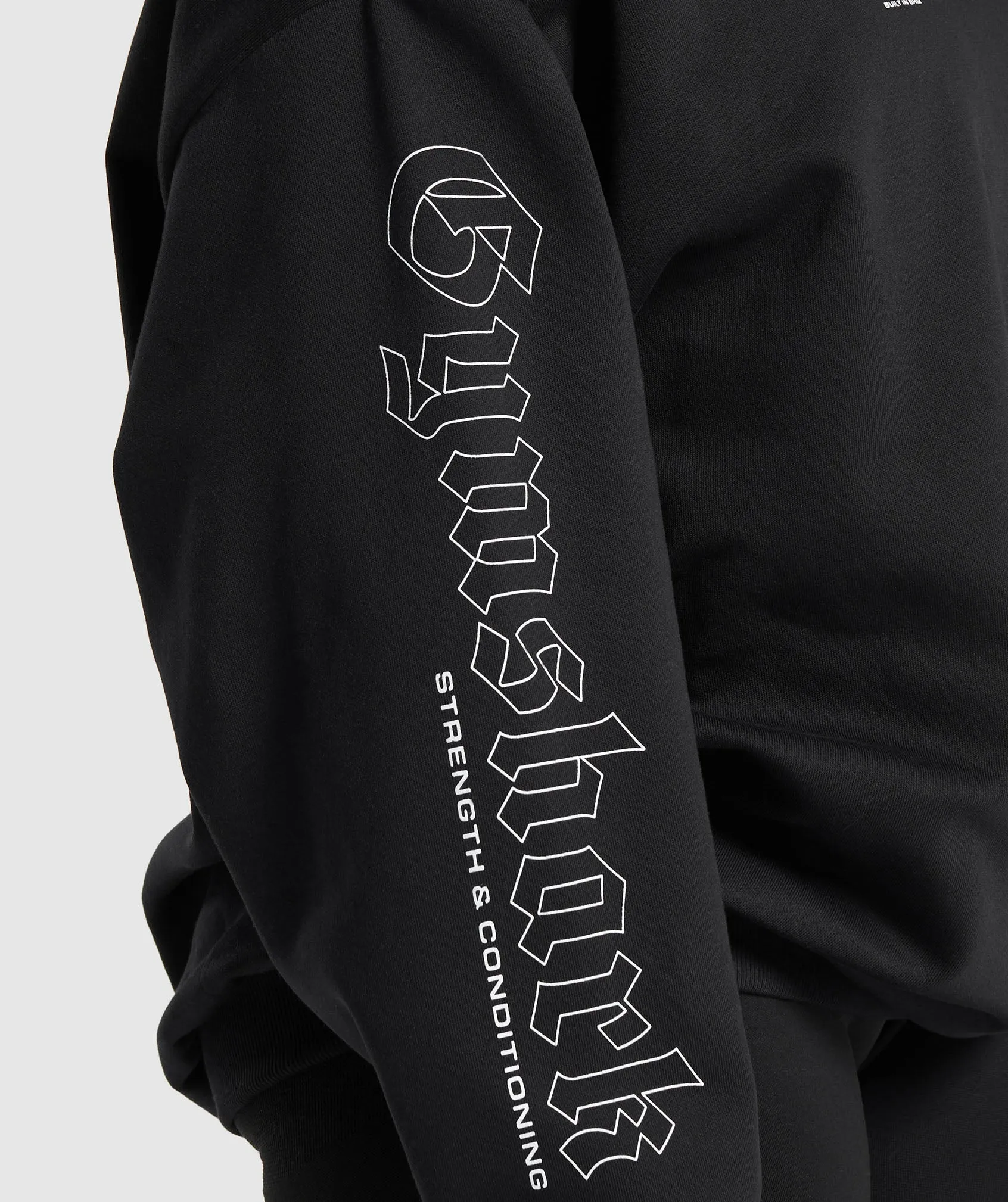 Gymshark Strength & Conditioning Oversized Sweatshirt - Black