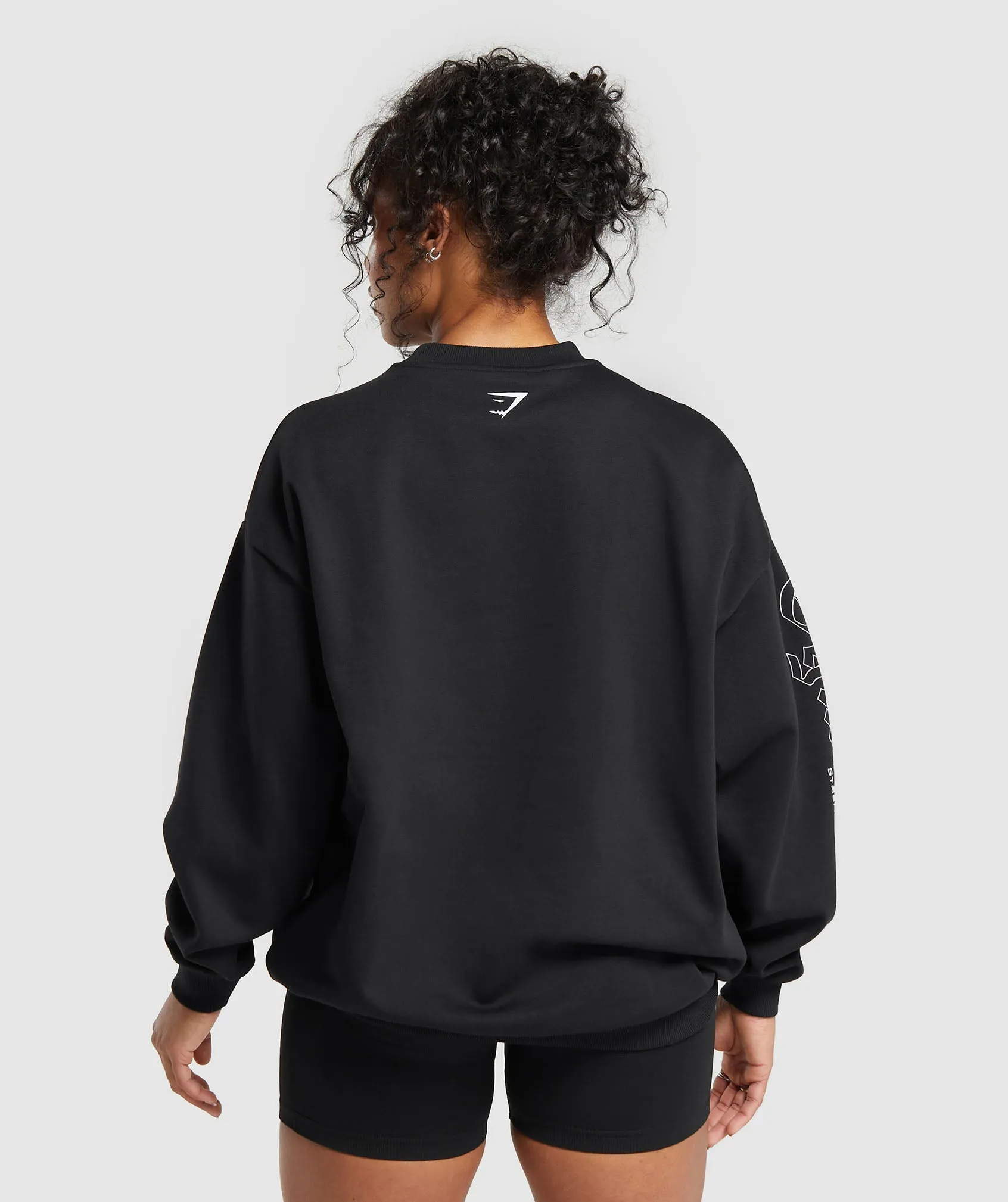 Gymshark Strength & Conditioning Oversized Sweatshirt - Black