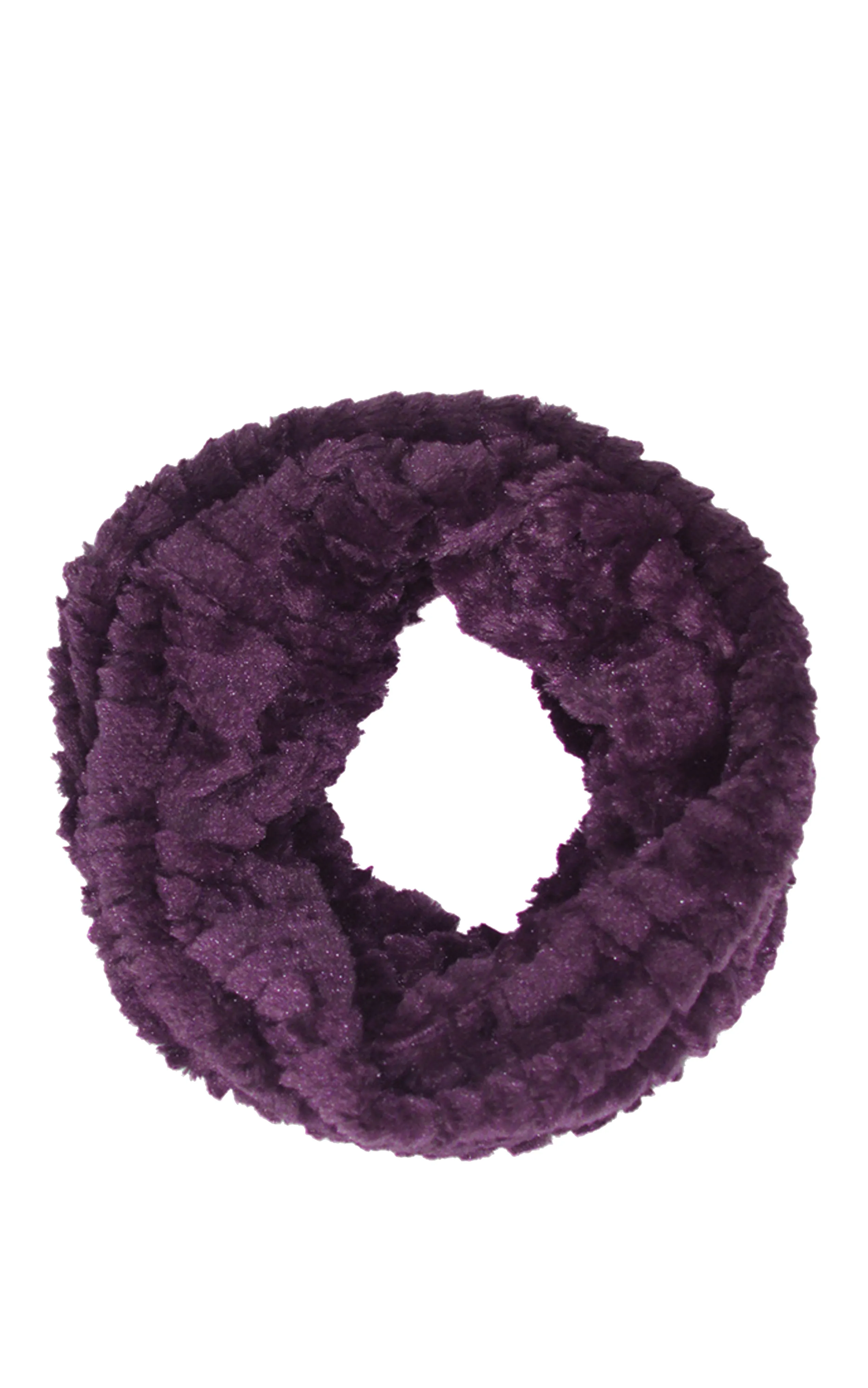 LOF524 Solid Faux Fur Infinity Scarf