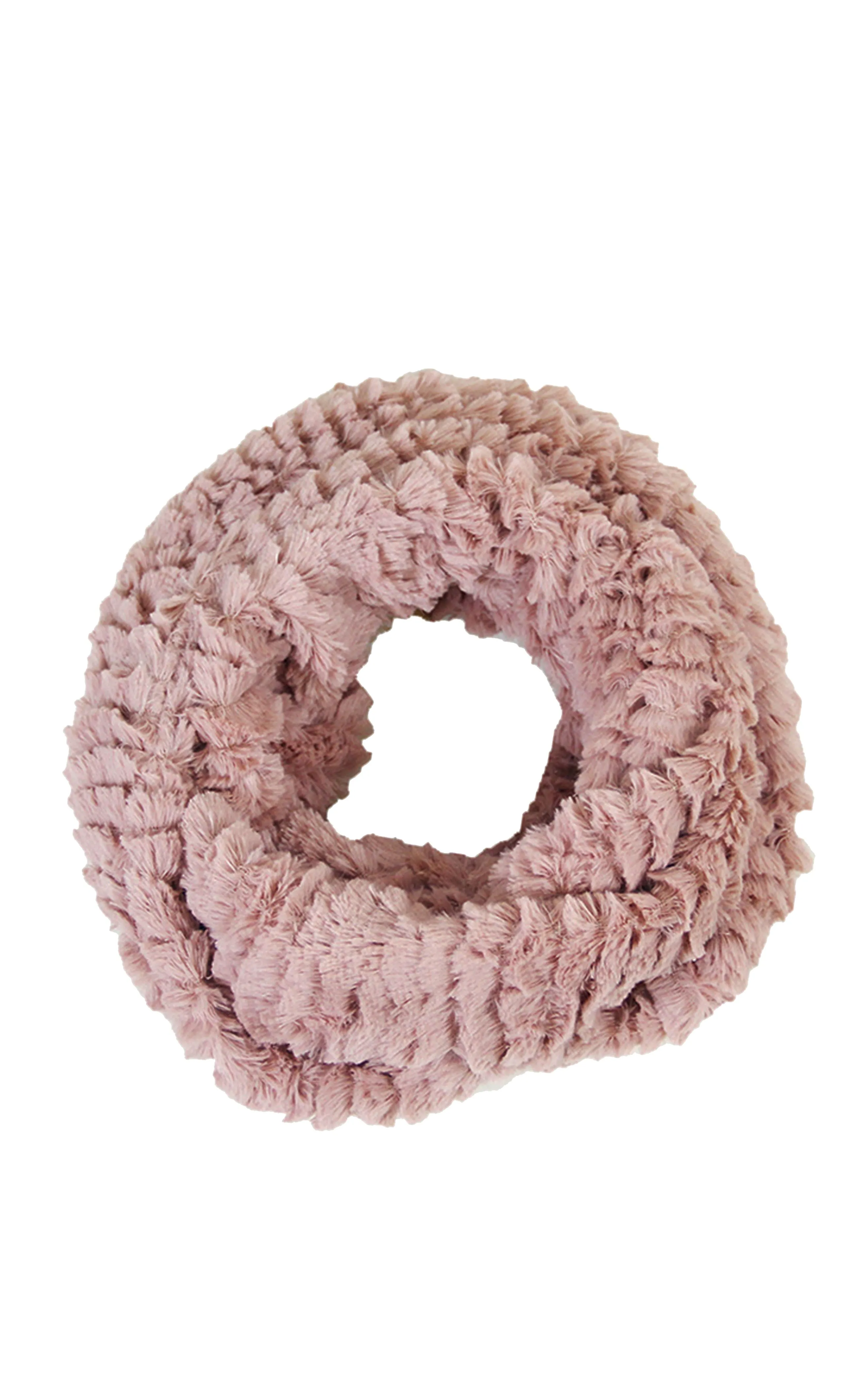 LOF524 Solid Faux Fur Infinity Scarf