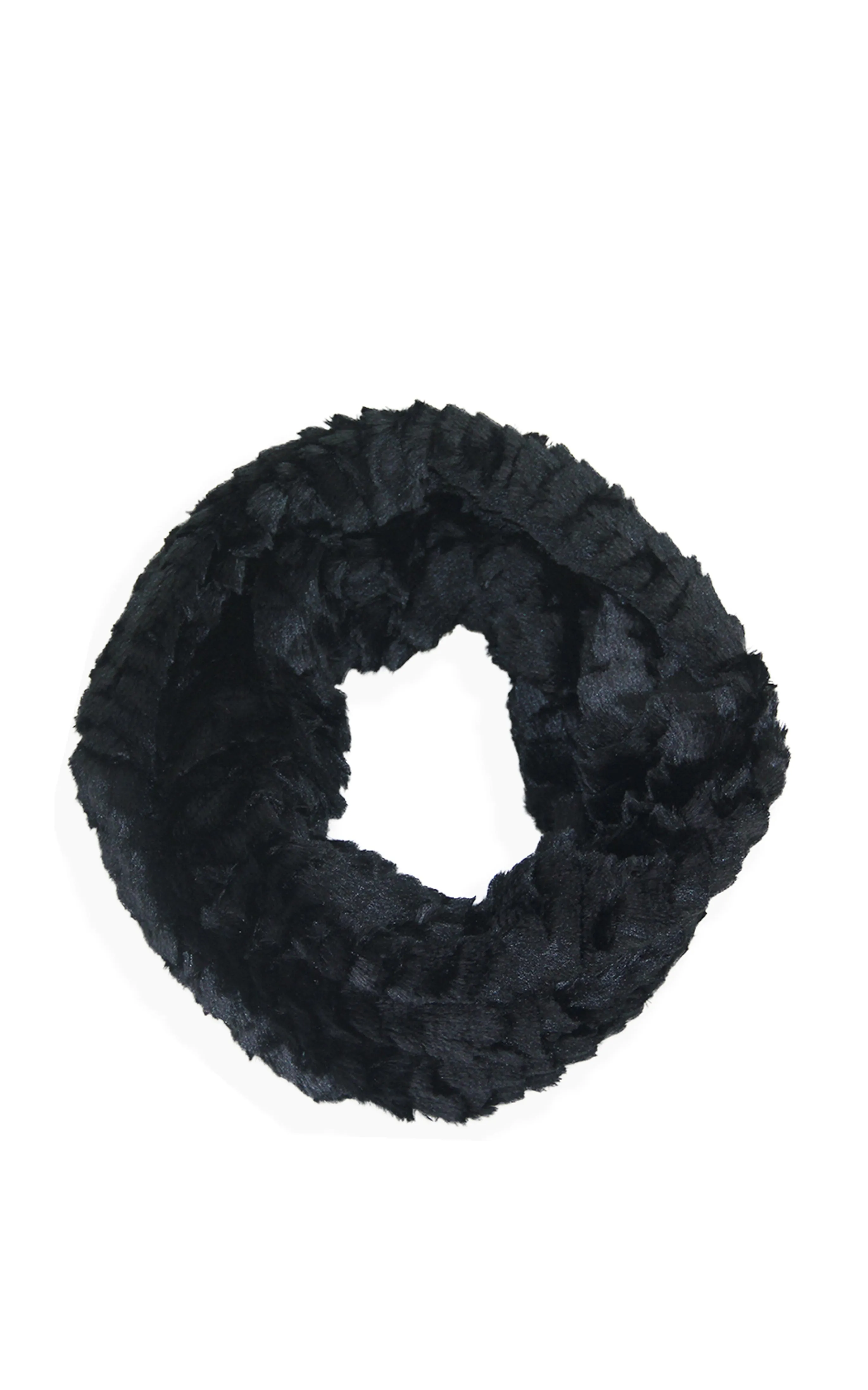 LOF524 Solid Faux Fur Infinity Scarf