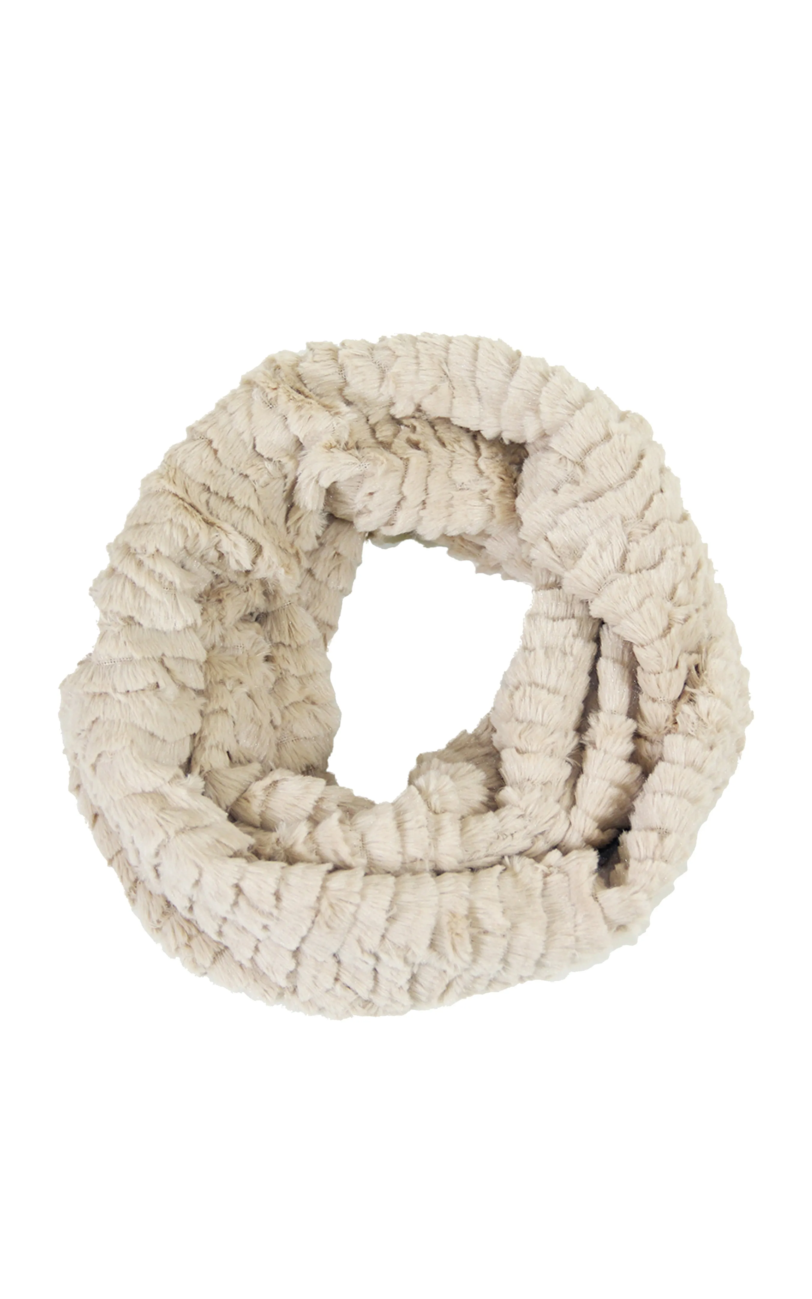 LOF524 Solid Faux Fur Infinity Scarf