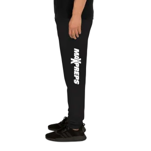 Max Preps White Logo Adult Fleece Joggers