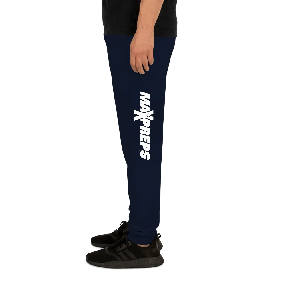 Max Preps White Logo Adult Fleece Joggers