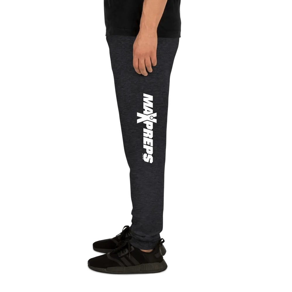 Max Preps White Logo Adult Fleece Joggers