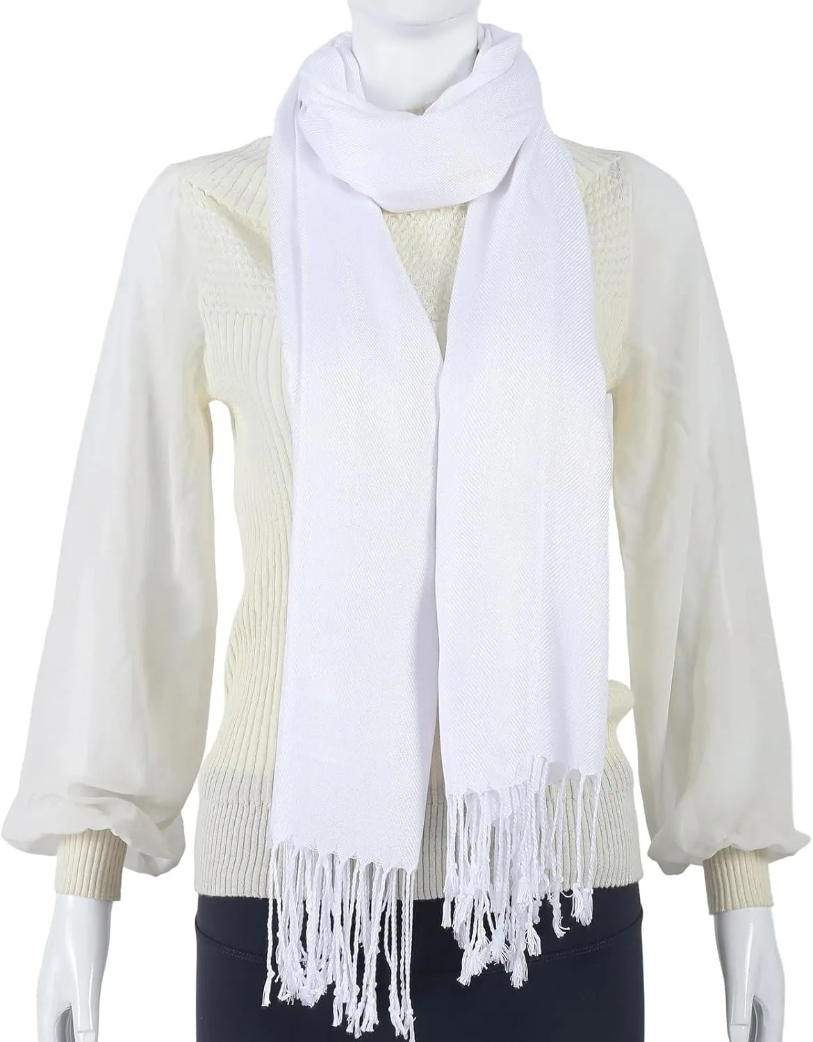 Pashmina Feel Shawl Wraps for Women Evening Dresses and Wedding Cover Up Formal Soft Silky Rave Scarf Elegant