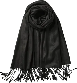 Pashmina Feel Shawl Wraps for Women Evening Dresses and Wedding Cover Up Formal Soft Silky Rave Scarf Elegant