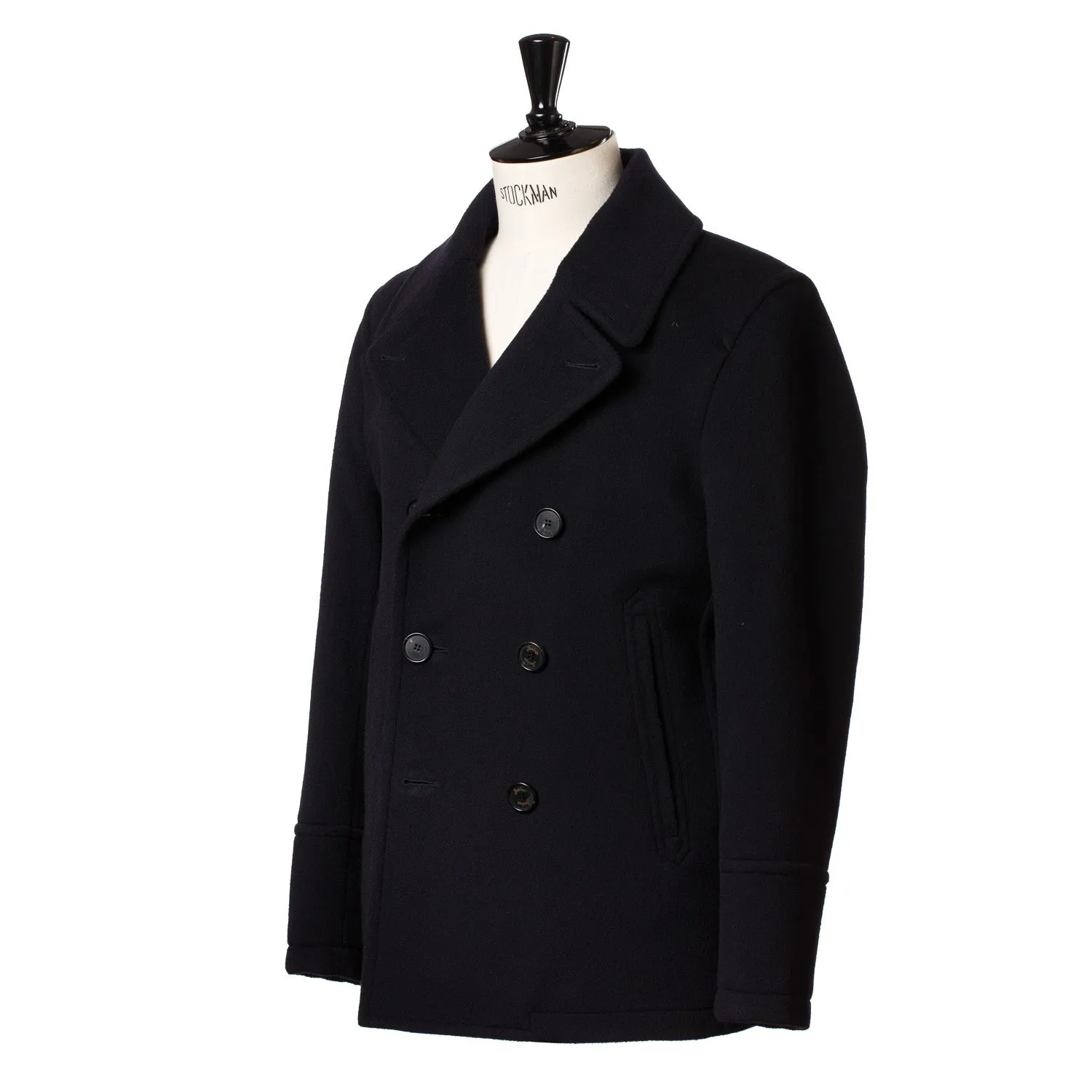 Sealup x MJ: Dark Blue Caban Jacket "Amalfi" made of pure Wool - Iconic Sealup