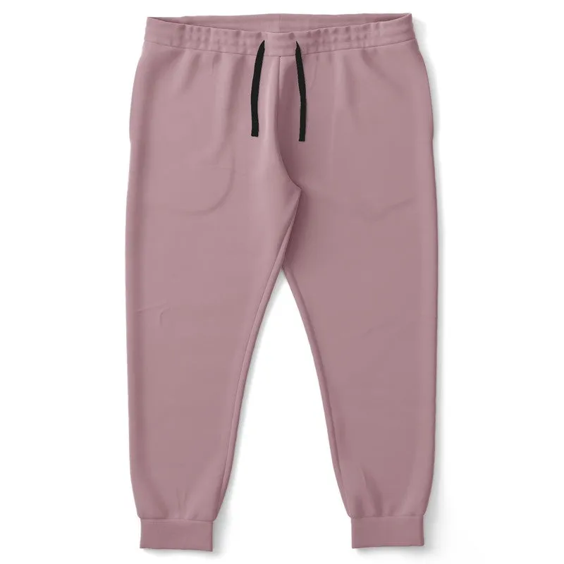 Shaded Pale Pastel Pink Brown Joggers | Unisex | with PLUS sizes | C0M30Y8K30