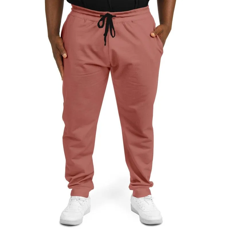 Shaded Pastel Red Joggers | Unisex | with PLUS sizes | C0M60Y45K30