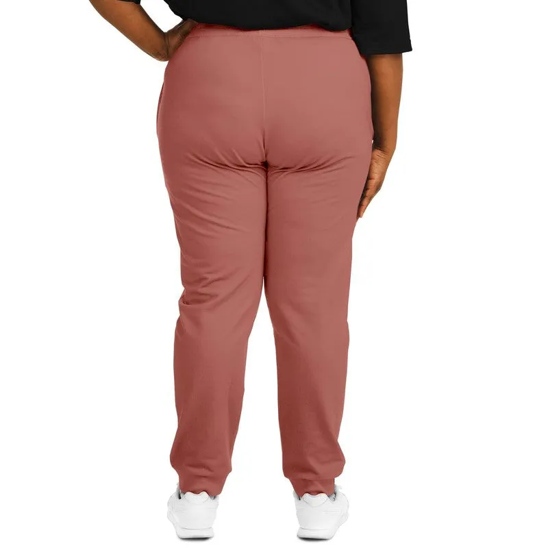 Shaded Pastel Red Joggers | Unisex | with PLUS sizes | C0M60Y45K30
