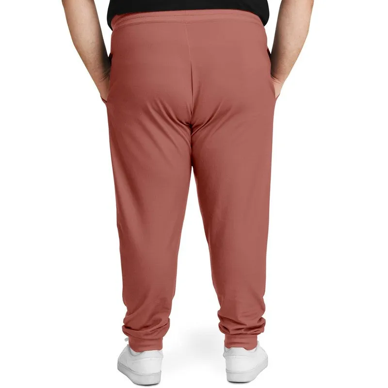 Shaded Pastel Red Joggers | Unisex | with PLUS sizes | C0M60Y45K30