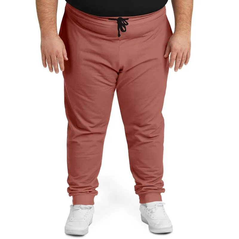 Shaded Pastel Red Joggers | Unisex | with PLUS sizes | C0M60Y45K30