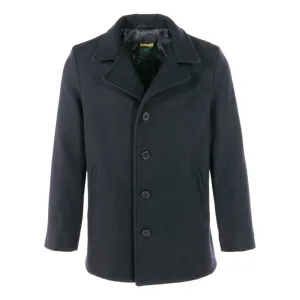 Single Breasted Wool Car Coat