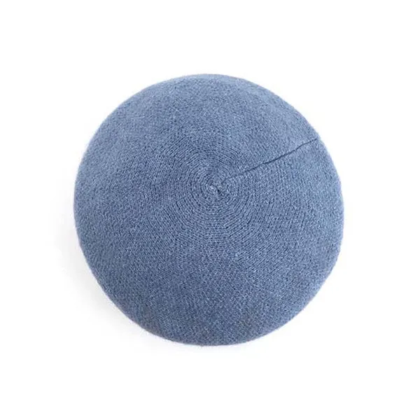 Stylish Wool Black All-Weather Adjustable Beret Hat
